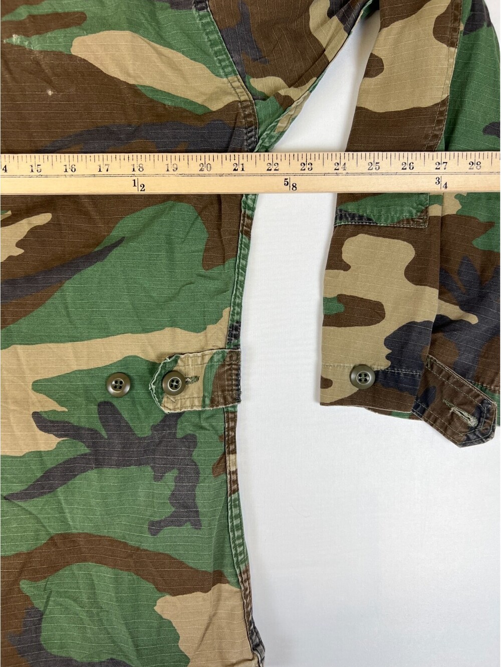 Vtg USMC Woodland Camo BDU Field Jacket Military Coat Small Regular US Marine - Picture 8 of 9